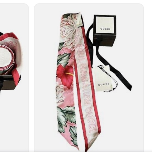 Gucci Hawaii twilly brand new with box no price tags will include box - Picture 2 of 2